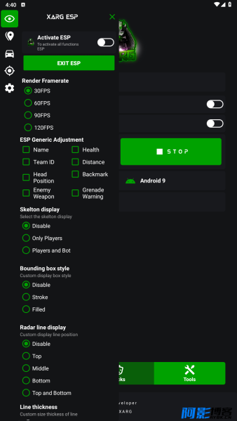 PUBG国际服·绿AR增强版多功能辅助 v5.0_2.6,分类:🎬辅助工具,发布时间:2023-06-06 image.png