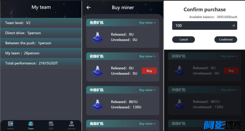 双语言的虚拟币矿机交易系统 USDT支付 矿机系统 存币生息,分类:🧮区块链,发布时间:2023-06-11 image.png
