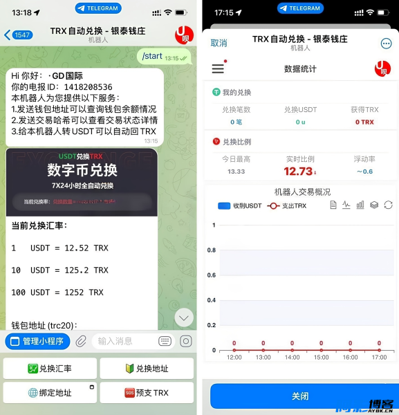 简单快速方便GT机器人框架TRX自动兑换机器人源码,分类:📋整站源码,发布时间:2023-08-11 image.png