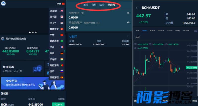 多语言交易所/12国语言/秒合约/申购/锁仓/K线完整/脚本最全/带教程/日夜模式,分类:🧮区块链,发布时间:2023-09-03 image.png