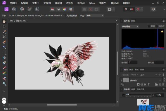 Affinity Photo v2 6 3 3322绿色便携版 专业图片处理工具，分类：🔖实用软件，标签：